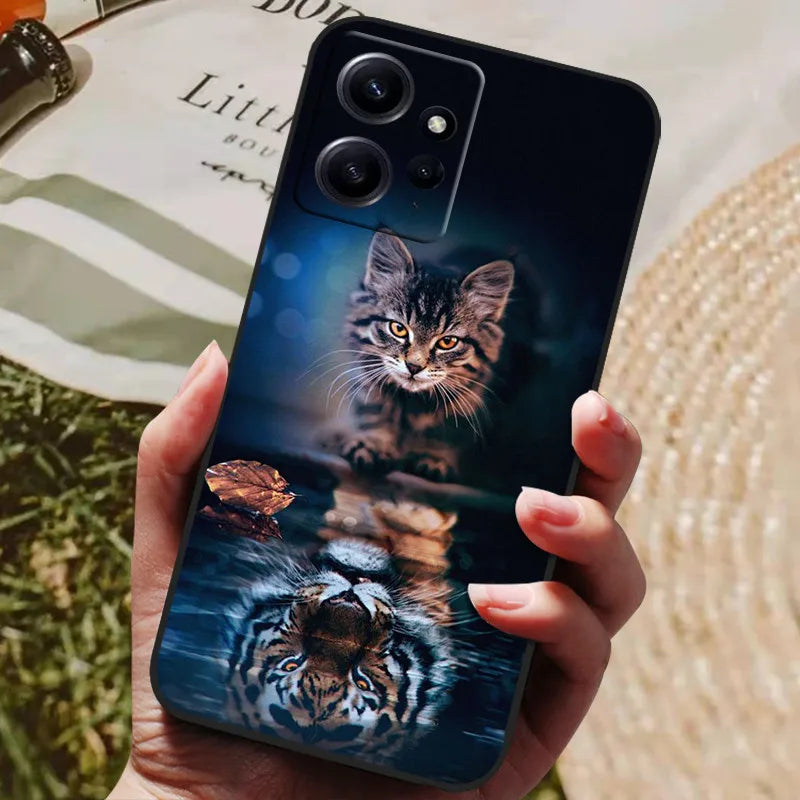 For Redmi Note 12 4G Case Silicon Back Cover Phone Case for Xiaomi Redmi Note12 4G Cases Redmi Note 12 4G 2023 Soft bumper coque