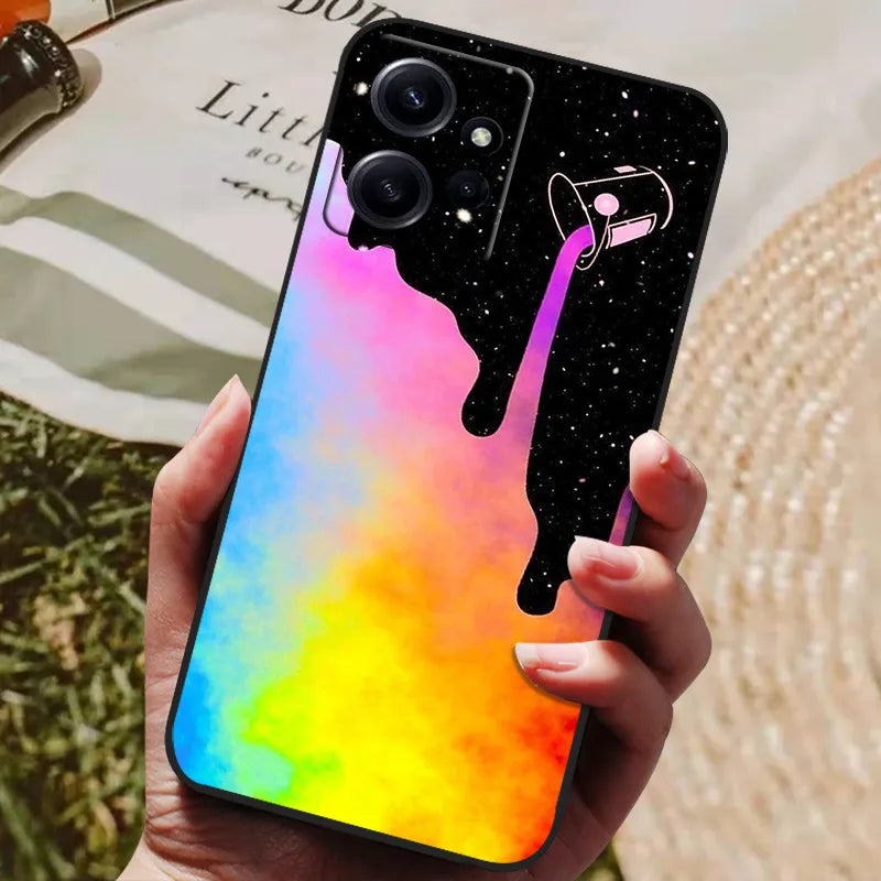 For Redmi Note 12 4G Case Silicon Back Cover Phone Case for Xiaomi Redmi Note12 4G Cases Redmi Note 12 4G 2023 Soft bumper coque