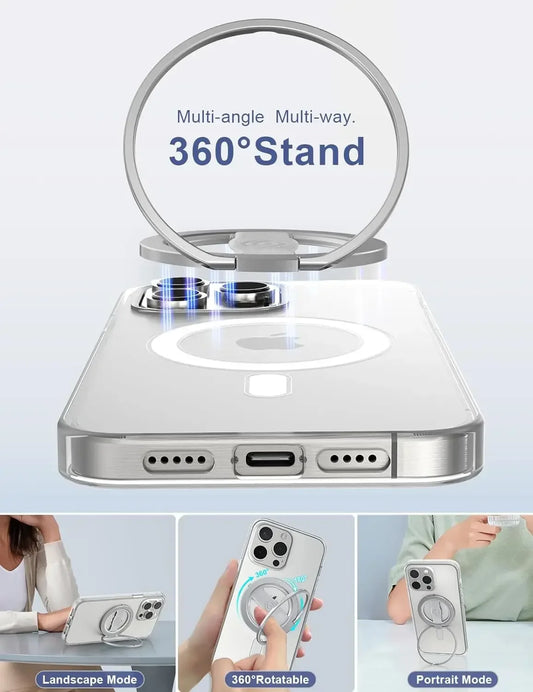 EWA MagOne 3rd MagSafe Phone Stand Magnetic Phone Ring Holder Kickstand Magnet Grip for All Phone Holder