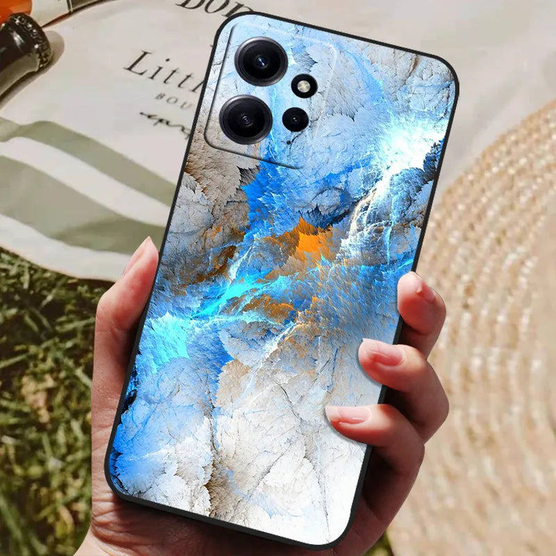 For Redmi Note 12 4G Case Silicon Back Cover Phone Case for Xiaomi Redmi Note12 4G Cases Redmi Note 12 4G 2023 Soft bumper coque