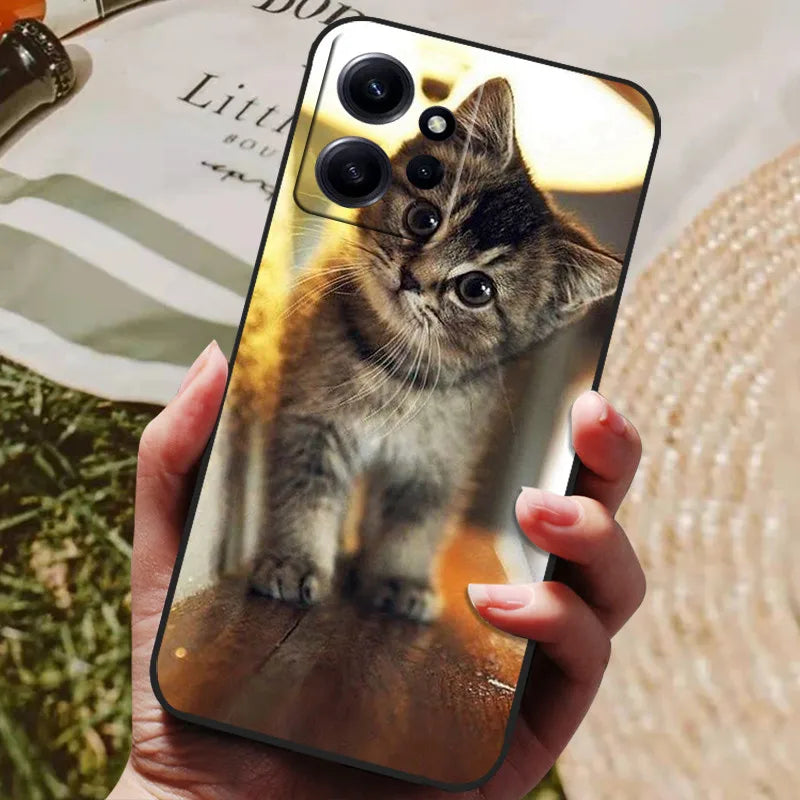For Redmi Note 12 4G Case Silicon Back Cover Phone Case for Xiaomi Redmi Note12 4G Cases Redmi Note 12 4G 2023 Soft bumper coque