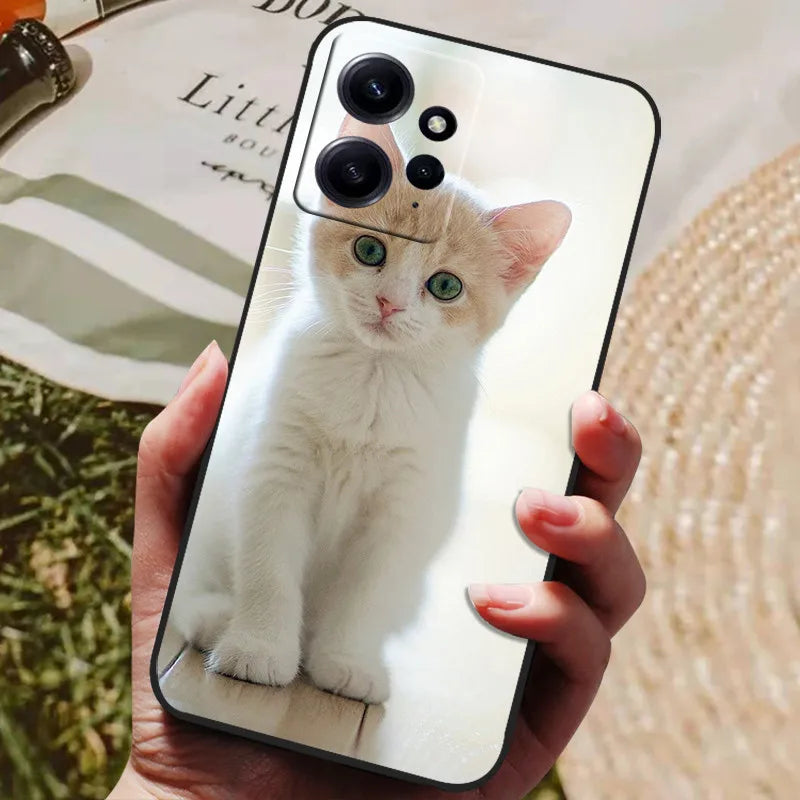 For Redmi Note 12 4G Case Silicon Back Cover Phone Case for Xiaomi Redmi Note12 4G Cases Redmi Note 12 4G 2023 Soft bumper coque