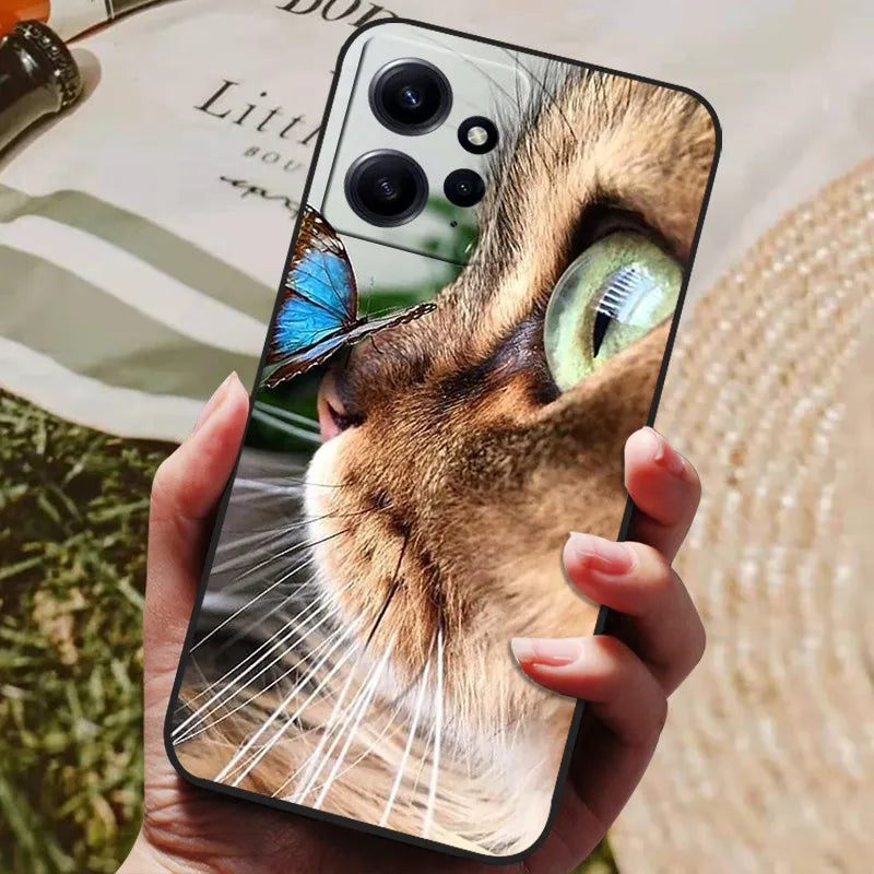 For Redmi Note 12 4G Case Silicon Back Cover Phone Case for Xiaomi Redmi Note12 4G Cases Redmi Note 12 4G 2023 Soft bumper coque