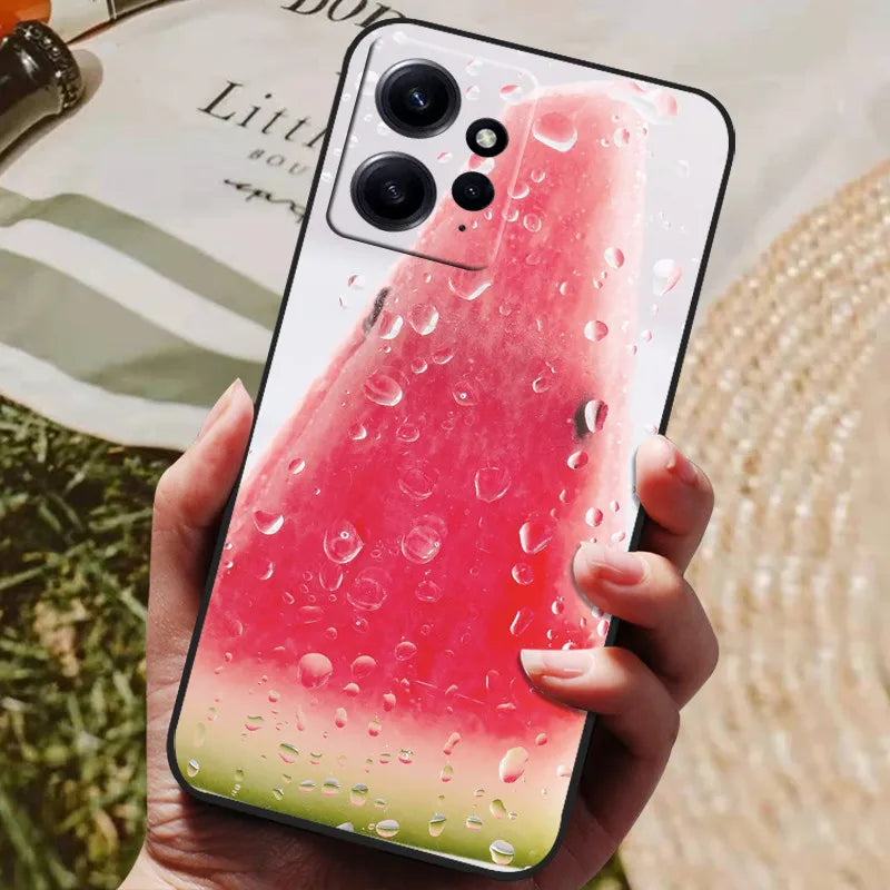 For Redmi Note 12 4G Case Silicon Back Cover Phone Case for Xiaomi Redmi Note12 4G Cases Redmi Note 12 4G 2023 Soft bumper coque