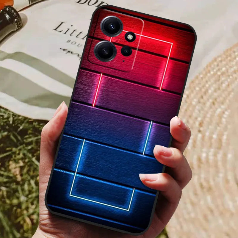 For Redmi Note 12 4G Case Silicon Back Cover Phone Case for Xiaomi Redmi Note12 4G Cases Redmi Note 12 4G 2023 Soft bumper coque