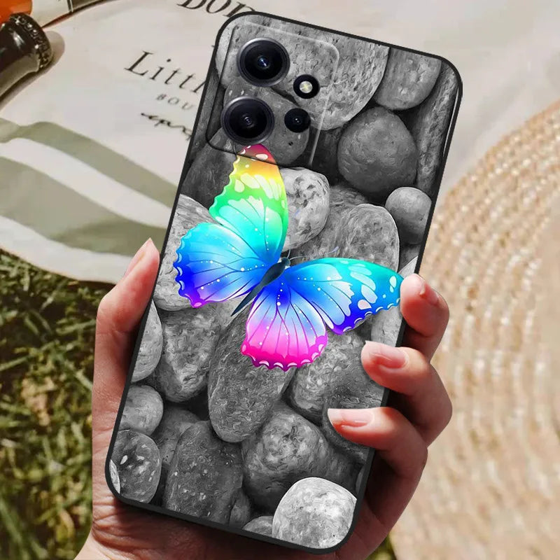 For Redmi Note 12 4G Case Silicon Back Cover Phone Case for Xiaomi Redmi Note12 4G Cases Redmi Note 12 4G 2023 Soft bumper coque