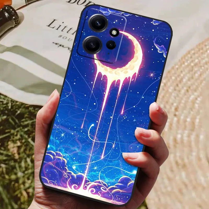 For Redmi Note 12 4G Case Silicon Back Cover Phone Case for Xiaomi Redmi Note12 4G Cases Redmi Note 12 4G 2023 Soft bumper coque