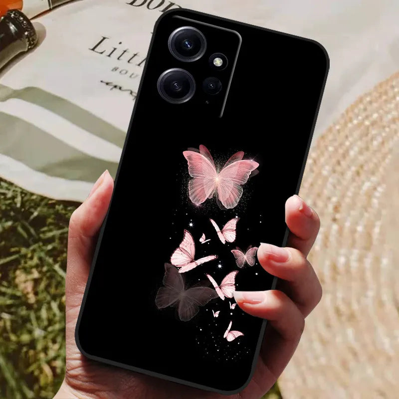 For Redmi Note 12 4G Case Silicon Back Cover Phone Case for Xiaomi Redmi Note12 4G Cases Redmi Note 12 4G 2023 Soft bumper coque