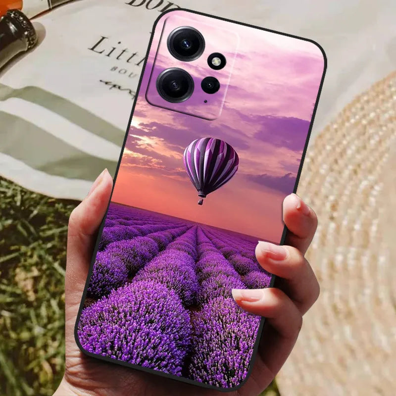For Redmi Note 12 4G Case Silicon Back Cover Phone Case for Xiaomi Redmi Note12 4G Cases Redmi Note 12 4G 2023 Soft bumper coque