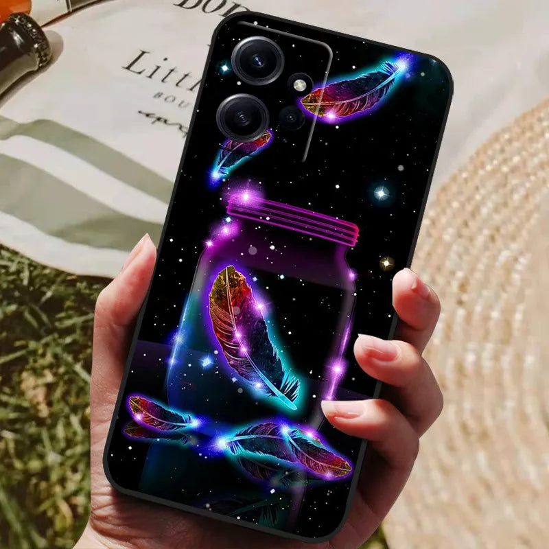 For Redmi Note 12 4G Case Silicon Back Cover Phone Case for Xiaomi Redmi Note12 4G Cases Redmi Note 12 4G 2023 Soft bumper coque