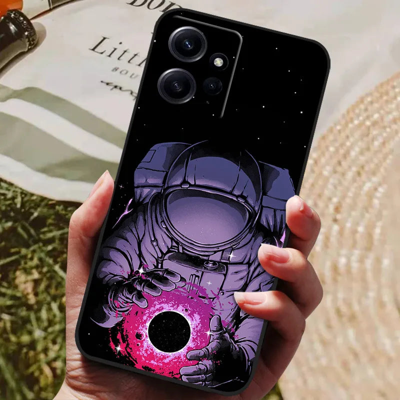 For Redmi Note 12 4G Case Silicon Back Cover Phone Case for Xiaomi Redmi Note12 4G Cases Redmi Note 12 4G 2023 Soft bumper coque