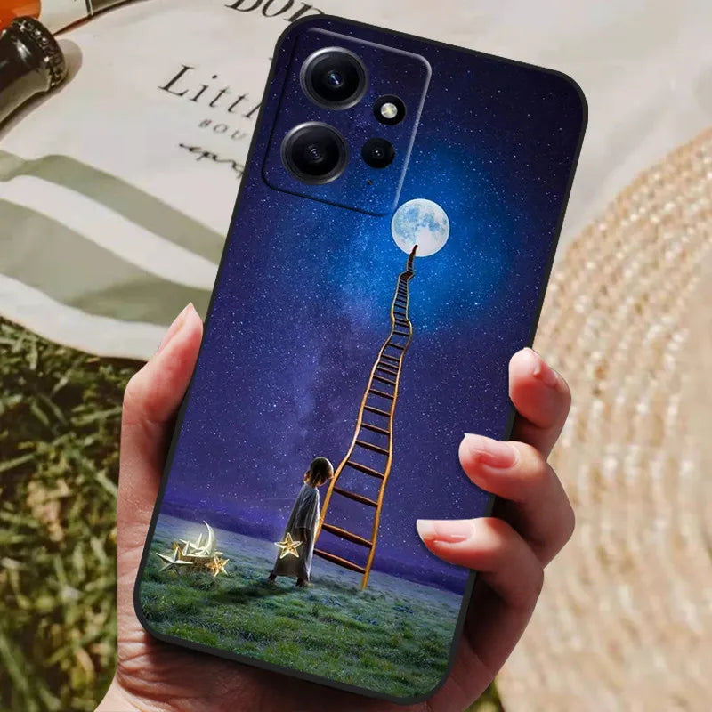 For Redmi Note 12 4G Case Silicon Back Cover Phone Case for Xiaomi Redmi Note12 4G Cases Redmi Note 12 4G 2023 Soft bumper coque
