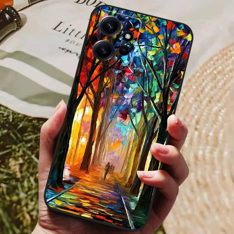 For Redmi Note 12 4G Case Silicon Back Cover Phone Case for Xiaomi Redmi Note12 4G Cases Redmi Note 12 4G 2023 Soft bumper coque