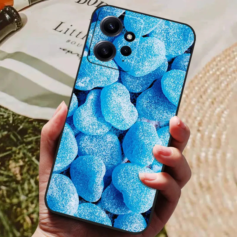 For Redmi Note 12 4G Case Silicon Back Cover Phone Case for Xiaomi Redmi Note12 4G Cases Redmi Note 12 4G 2023 Soft bumper coque
