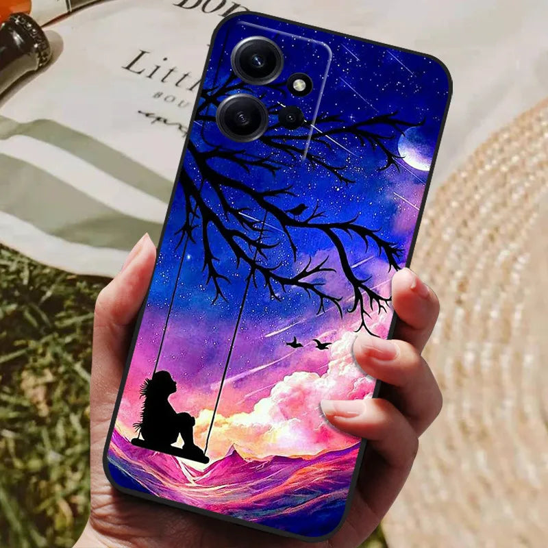 For Redmi Note 12 4G Case Silicon Back Cover Phone Case for Xiaomi Redmi Note12 4G Cases Redmi Note 12 4G 2023 Soft bumper coque