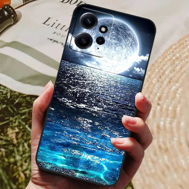 For Redmi Note 12 4G Case Silicon Back Cover Phone Case for Xiaomi Redmi Note12 4G Cases Redmi Note 12 4G 2023 Soft bumper coque