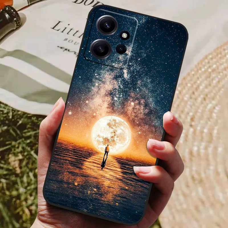 For Redmi Note 12 4G Case Silicon Back Cover Phone Case for Xiaomi Redmi Note12 4G Cases Redmi Note 12 4G 2023 Soft bumper coque