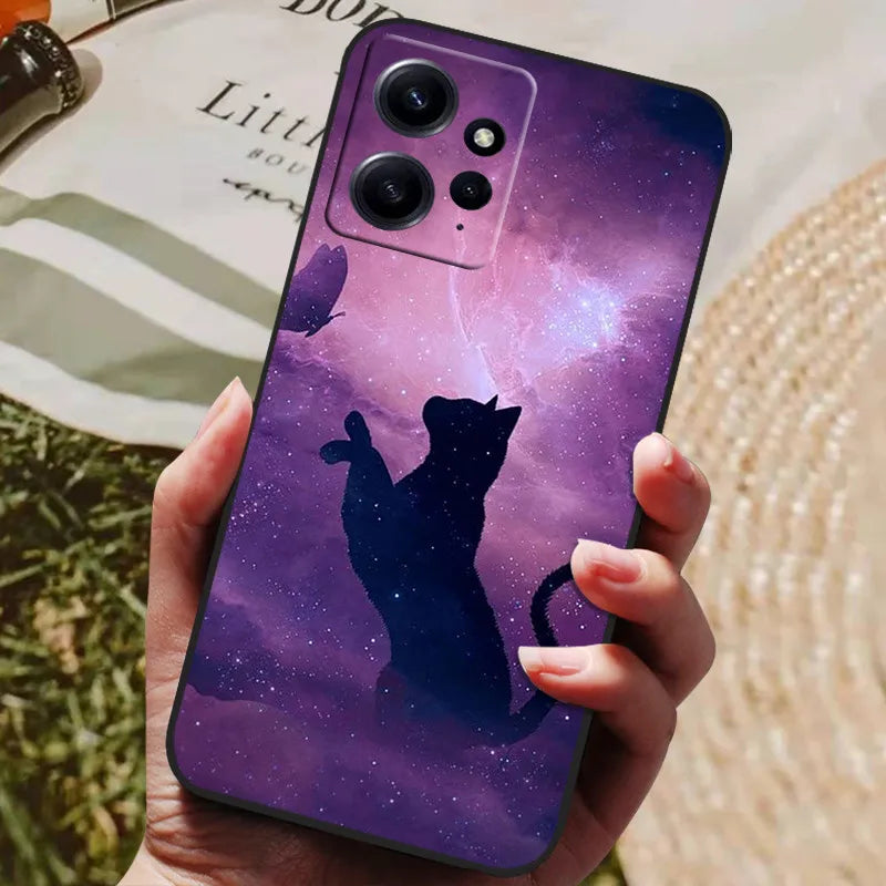 For Redmi Note 12 4G Case Silicon Back Cover Phone Case for Xiaomi Redmi Note12 4G Cases Redmi Note 12 4G 2023 Soft bumper coque