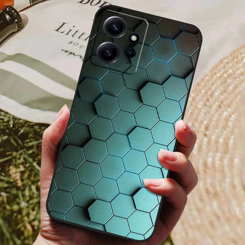 For Redmi Note 12 4G Case Silicon Back Cover Phone Case for Xiaomi Redmi Note12 4G Cases Redmi Note 12 4G 2023 Soft bumper coque