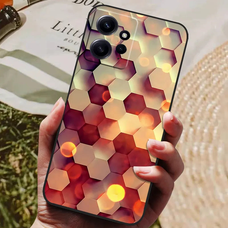 For Redmi Note 12 4G Case Silicon Back Cover Phone Case for Xiaomi Redmi Note12 4G Cases Redmi Note 12 4G 2023 Soft bumper coque