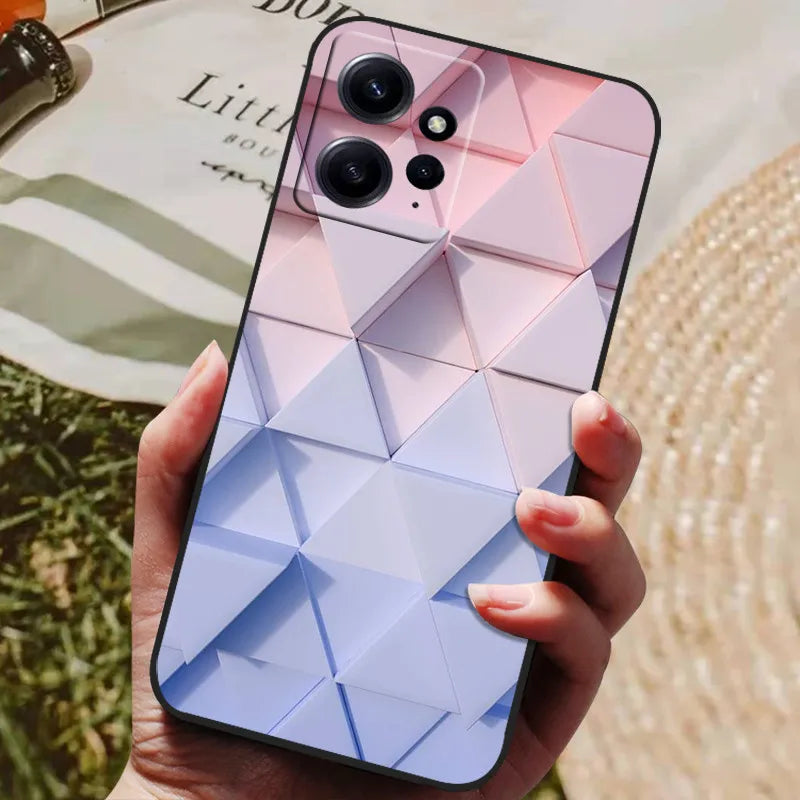 For Redmi Note 12 4G Case Silicon Back Cover Phone Case for Xiaomi Redmi Note12 4G Cases Redmi Note 12 4G 2023 Soft bumper coque