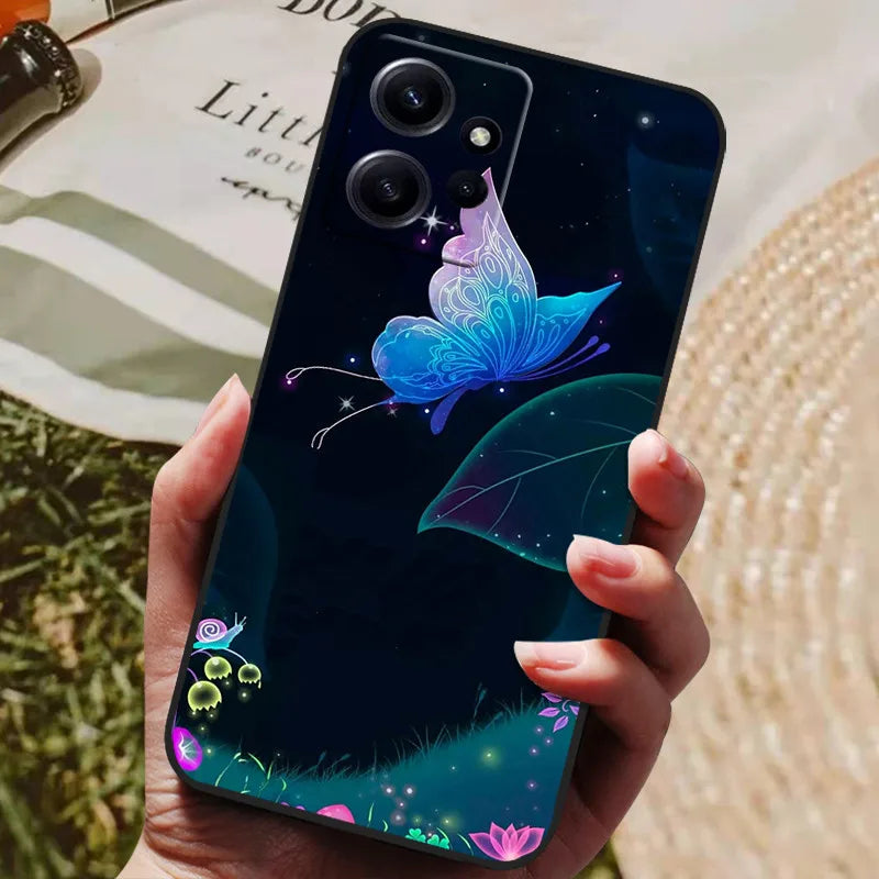 For Redmi Note 12 4G Case Silicon Back Cover Phone Case for Xiaomi Redmi Note12 4G Cases Redmi Note 12 4G 2023 Soft bumper coque