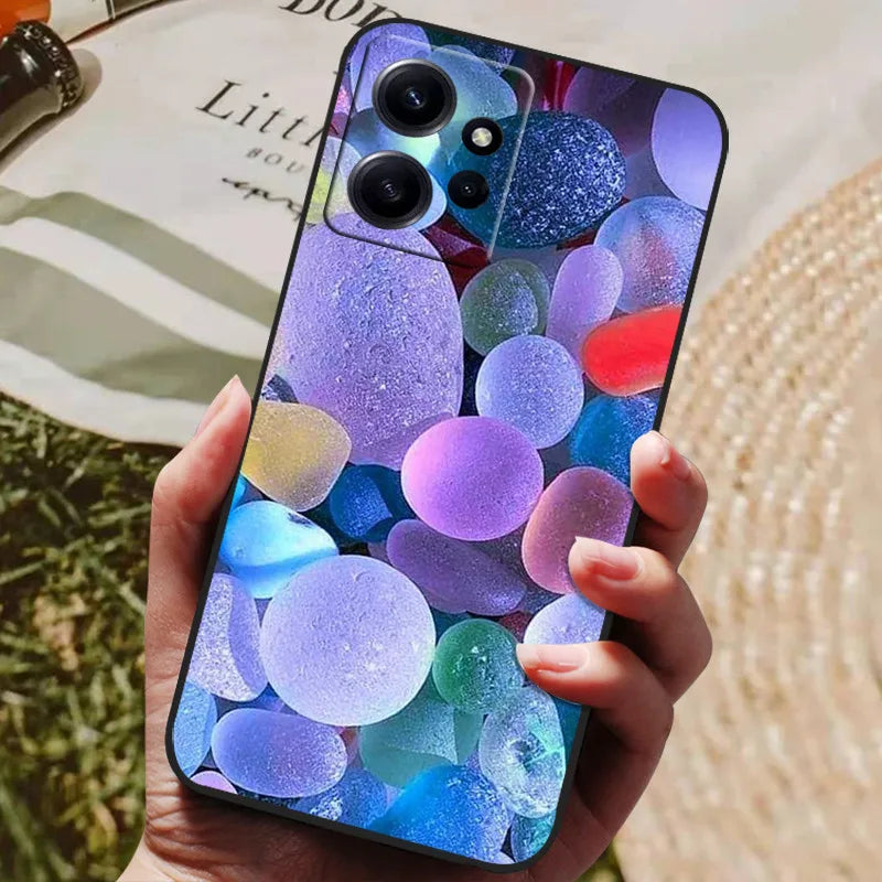 For Redmi Note 12 4G Case Silicon Back Cover Phone Case for Xiaomi Redmi Note12 4G Cases Redmi Note 12 4G 2023 Soft bumper coque