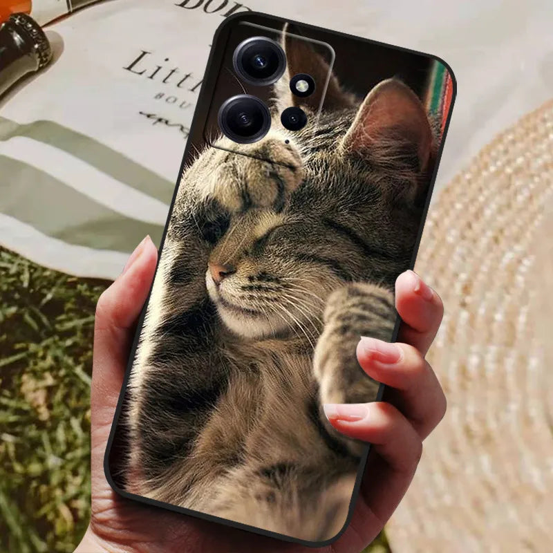 For Redmi Note 12 4G Case Silicon Back Cover Phone Case for Xiaomi Redmi Note12 4G Cases Redmi Note 12 4G 2023 Soft bumper coque